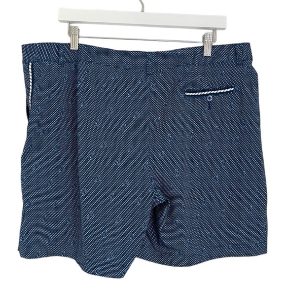 Lady Hagen Women’s Bermuda‎ Golf Shorts Sailboats Dots Blue White Size 16 - Picture 2 of 9